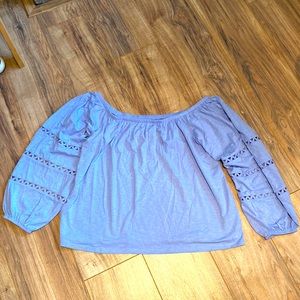 Lilly Pulitzer Katy Top in periwinkle. XL NWT